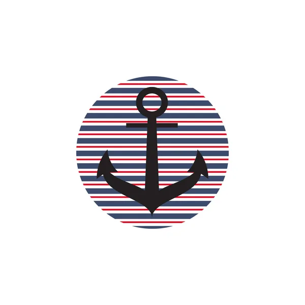 Kotwica logo — Zdjęcie stockowe