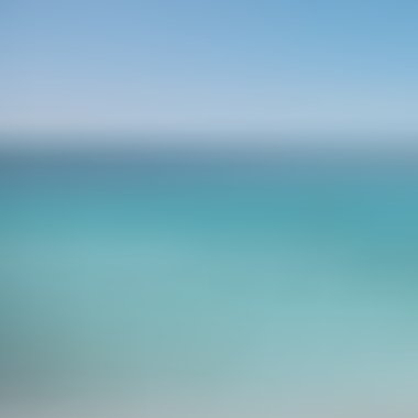 Arka plan bulanık, gökyüzü ve deniz soyut