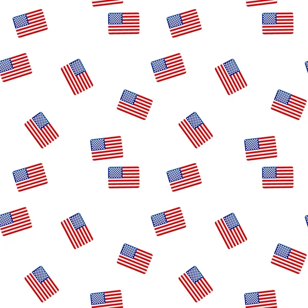 Amerikan bayrağıyla kusursuz desen