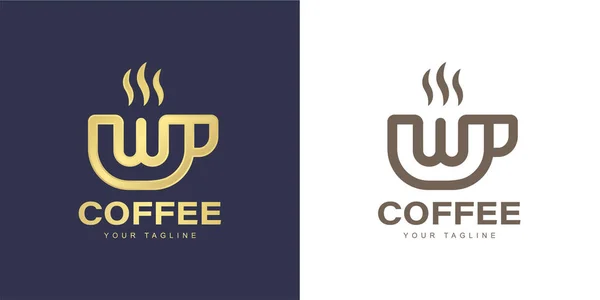 Minimalist W harfi logosu 