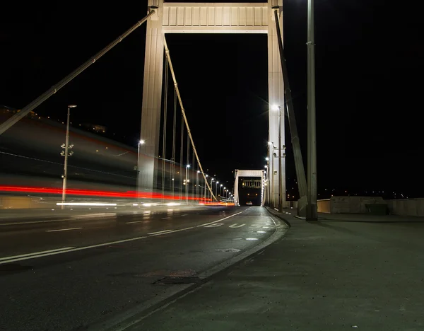 Elisabeth-bron i budapest . — Stockfoto