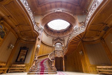 Bilim adamları - eski bir ulusal casino evi. Lviv, Ukrayna.