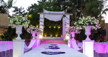 Yahudi Hupa, düğün putdoor .