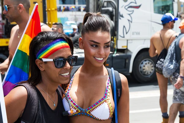 Pride Parade in Tel Aviv 2016 . — Stock Photo, Image