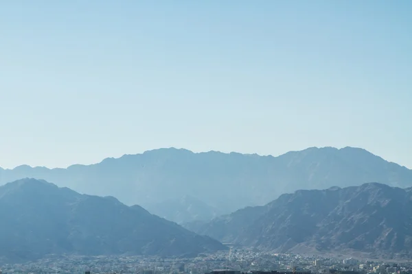 Visa på Aqaba hamn. Röda havet . — Stockfoto