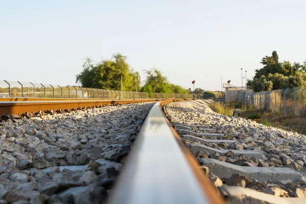 Photo Of Railway Tracks. — Stock Photo, Image