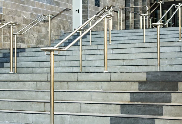 Roestvrij staal balustrades — Stockfoto