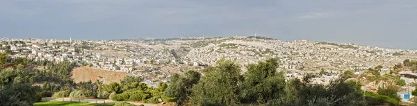 Panoráma a régi város Jeruzsálem — Stock Fotó
