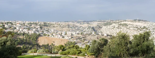 Panorama la vieille ville Jérusalem — Photo