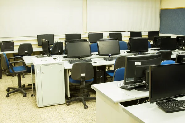 Computadores da sala de aula — Fotografia de Stock