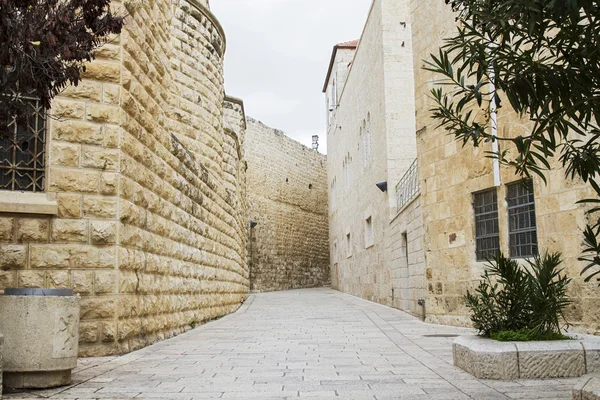 Ulica Jerozolimy w starym mieście . — Zdjęcie stockowe