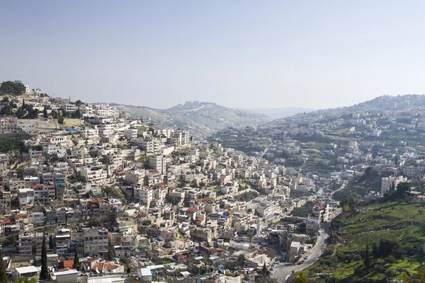 Silwan dorp in Jeruzalem. — Stockfoto