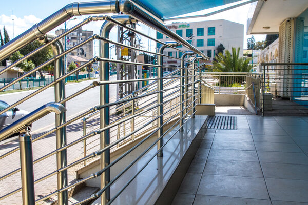 Stainless steel railings