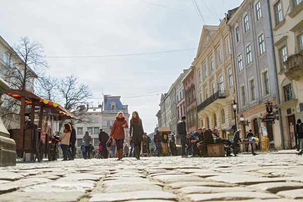 Old Town in Lviv, Ukraine. — Stock Photo, Image