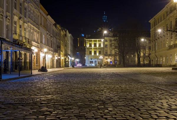 Cidade velha em Lviv, Ucrânia . — Fotografia de Stock