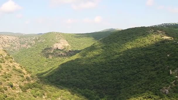 Montfort (Shtarkenberg) harap Haçlı kalesidir. İsrail. — Stok video