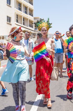 Gurur geçit töreninde Tel Aviv 2015 .