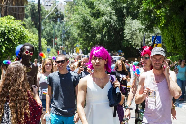 Pride Parade in Tel Aviv 2015 . — Stock Photo, Image