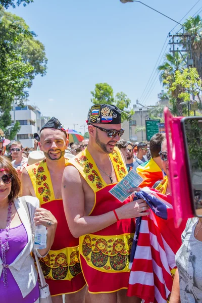 Pride Parade in Tel Aviv 2015 . — Stock Photo, Image
