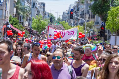 Gurur geçit töreninde Tel Aviv 2015 .