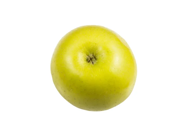 Groene appel geïsoleerd . — Stockfoto