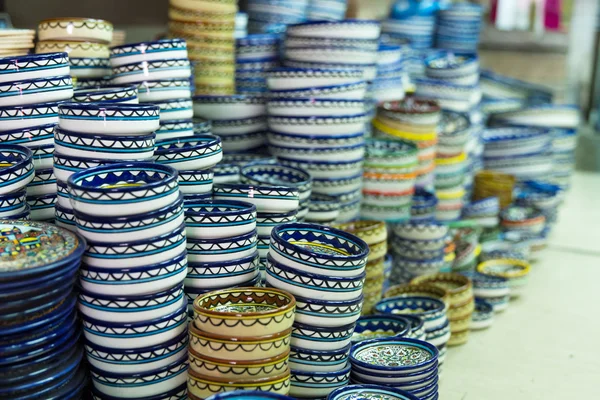 Souvenirs shop in Arab quarter . — Stock Photo, Image