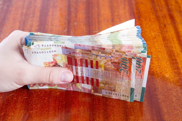 Doscientos shekel billetes de banco  . —  Fotos de Stock