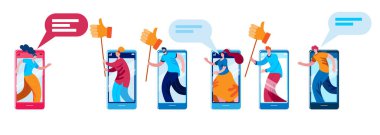 Sosyal ağlardaki aboneler yorum ve gönderiler gibi.