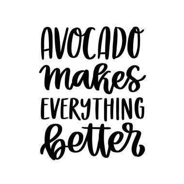 Avokado her şeyi daha iyi yapar. Kart, kupa, broşür, poster, tişört, telefon kılıfı gibi şeylerde kullanılabilir.. 