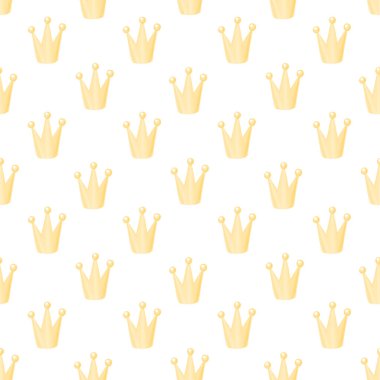 Beyaz arka planda altın kaplama olan kusursuz bir desen. Dekor, tekstil, ambalaj, ambalaj kağıdı vs. için güzel yazdırma tasarımı.