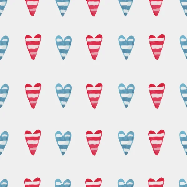 Pattern with hearts — Stock Vector