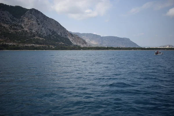 Vue Antalya Depuis Mer Méditerranée Antalya Turquie Une Vue Sur — Photo