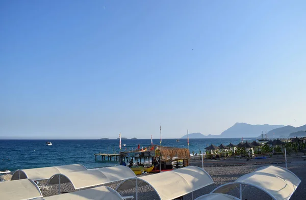 Blue Lagoon Beach Turkish Riviera Tekirova Antalya Turkey September 2020 — Stock Photo, Image
