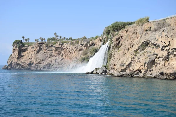 Cascata Duden Inferiore Nella Città Antalya — Foto Stock