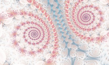 Soyut fraktal desenler ve şekiller. Dinamik akışkan doğal formlar. Cep telefonu duvar kağıdı için harika..