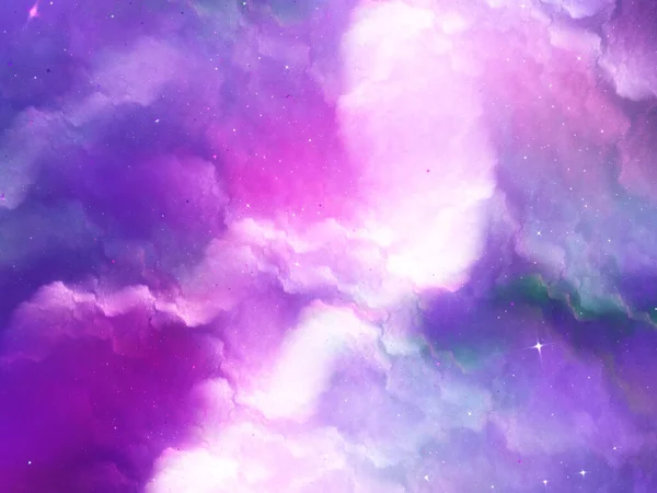 Fraktale Deep Space Nebel Anordnung Fraktaler Elemente Lichter Und Texturen — Stockfoto