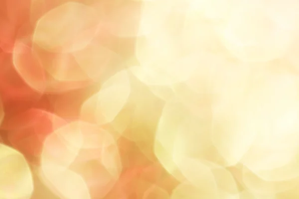 Gold and red abstract bokeh lights, defocused background - soft colors — Stock Photo, Image