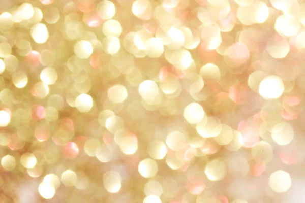 Goud en rode abstract bokeh lichten, intreepupil achtergrond - zachte kleuren — Stockfoto