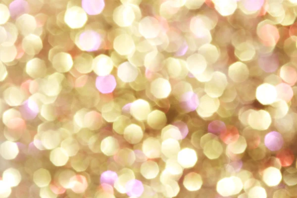 Gold und Rot abstrakte Bokeh-Lichter, defokussierter Hintergrund - weiche Farben — Stockfoto