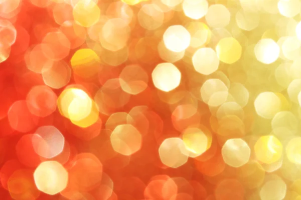 Rot, gold, orange funkeln Hintergrund, weiche Lichter, Weihnachten Hintergrund — Stockfoto