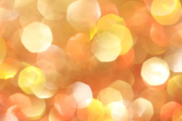Yellow, orange, red sparkle abstract background - soft lights — Stock Photo, Image