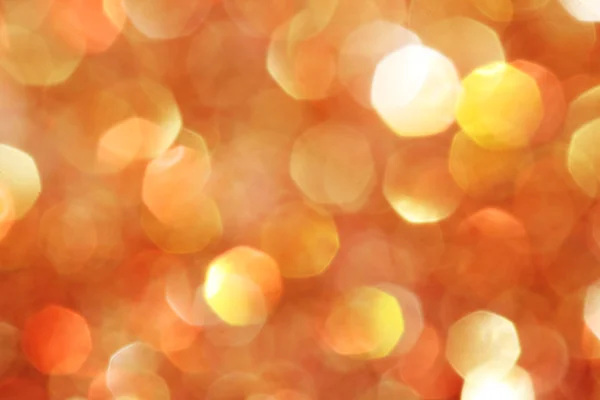 Gold, silber, rot, weiß, orange abstrakte Bokeh-Lichter, defokussierter weihnachtlicher Hintergrund — Stockfoto