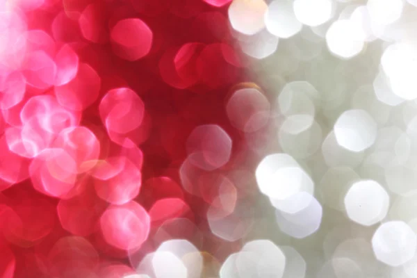 Červené a stříbrné jiskra pozadí - vánoční měkké osvětlení pozadí Stock Snímky