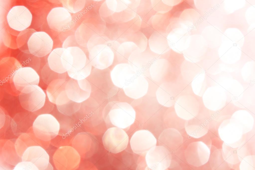 Red and silver abstract bokeh - perfect christmas and Valentine background