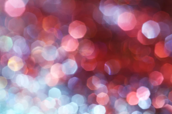 핑크와 블루 터키석 및 자주색 반짝이 크리스마스 추상 배경-부드러운 색상 Defocused 추상 블루 크리스마스 겨울 배경 부드러운 조명 — 스톡 사진