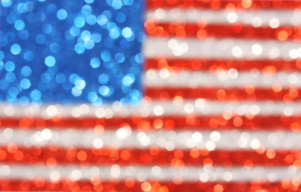 USA flag background - sparkly glittery background — Stock Photo, Image