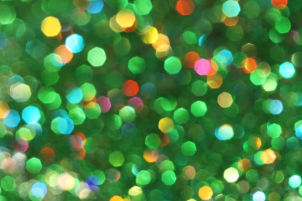 Dunkel abstrakt grün, rot, gelb, türkis glitter Hintergrund Weihnachtsbaum-abstrakt Hintergrund — Stockfoto