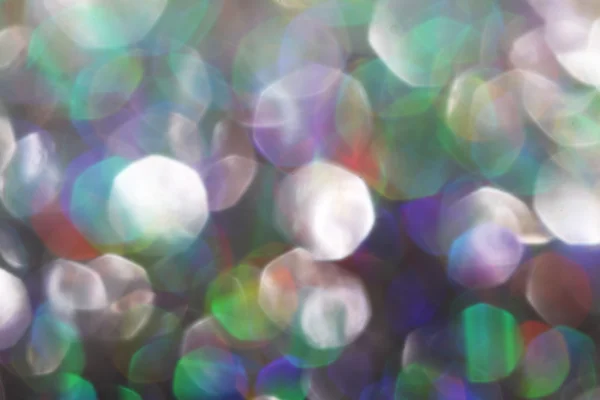 Rainbow festivo Natal elegante abstrato fundo luzes macias — Fotografia de Stock