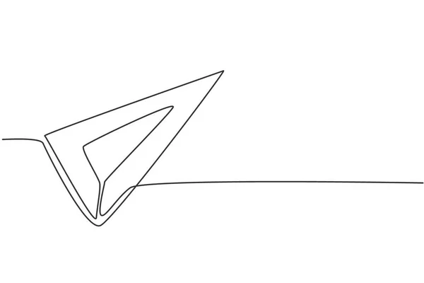 Règle Triangle Inoxydable Dessin Continu Une Ligne Outil Mesure Longueur — Image vectorielle