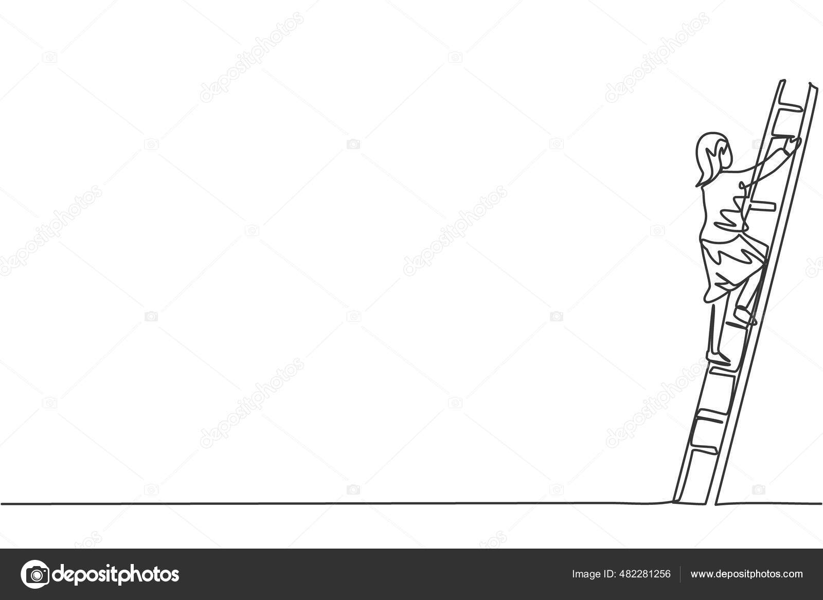 Sketch of a girl in a dress, isolated • wall stickers cloth, manager,  outline | myloview.com